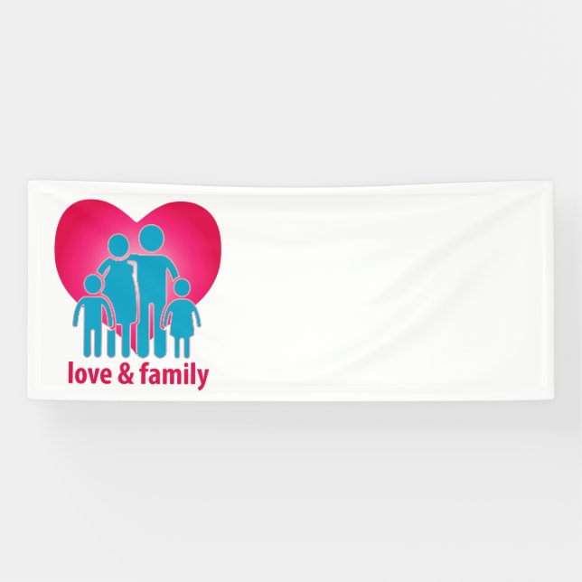 Liebe und Familie Banner (Horizontal)