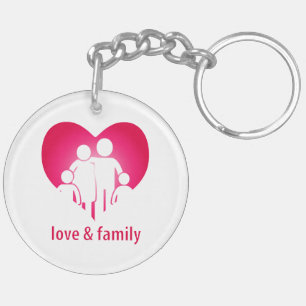 Liebe und Familie Schlüsselanhänger