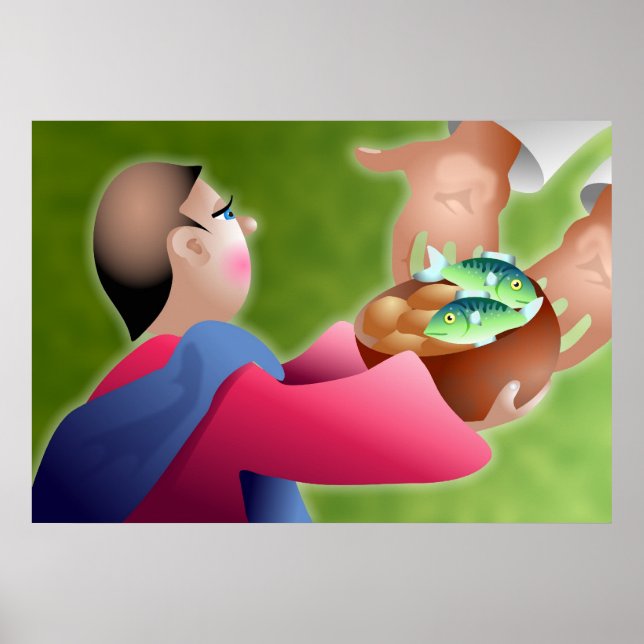 Liebe und Fische Poster (Vorne)