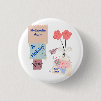 Liebe und Freizeitkollide Button