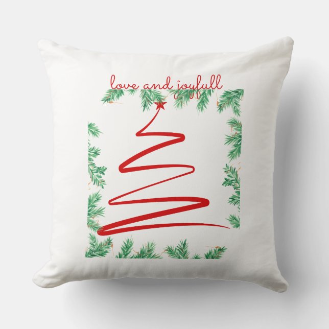 Liebe und Freude Kissen (Vorderseite)