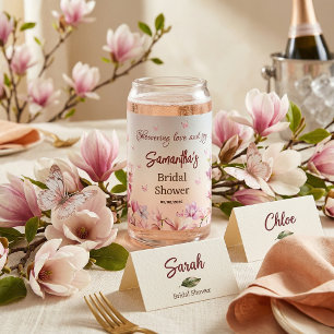 Liebe und Freude verschenken Magnolia-Brautjungfer Dosenglas