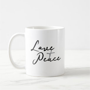 Liebe und Frieden Kaffeetasse