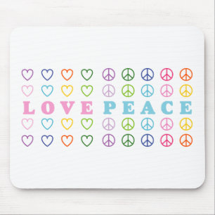 Liebe und Frieden Mousepad