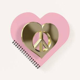 Liebe und Frieden Notizbuch