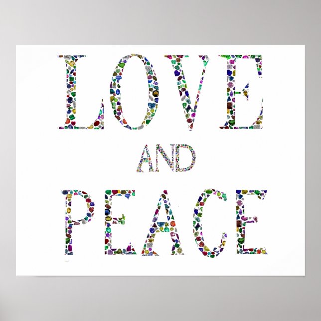 Liebe und Frieden Poster (Vorne)