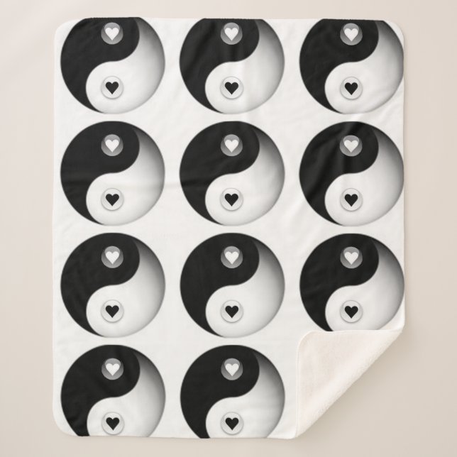 Liebe und Frieden Sherpadecke (Vorderseite)