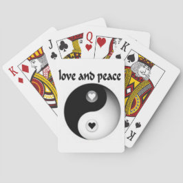 Liebe und Frieden Spielkarten