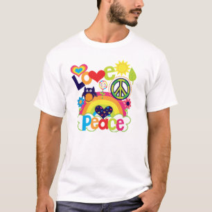 Liebe und Friedensbaby T-Shirt