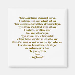 Liebe und Geist Magnet