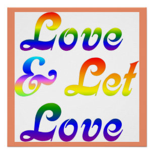 LIEBE UND GELASSEN LIEBE POSTER