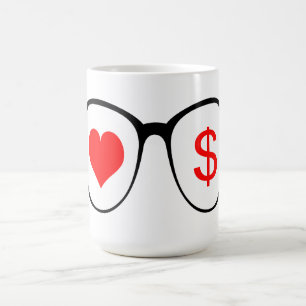 Liebe und Geld - Tasse