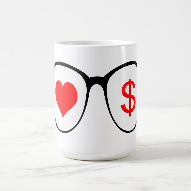 Liebe und Geld - Tasse (Mittel)