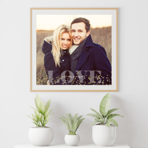 Liebe und Glanz Foto Poster