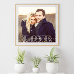 Liebe und Glitzern Foto Poster<br><div class="desc">Vollbluttes Foto. Personalisieren Sie es mit Ihrem Hochzeitsdatum, Familiennamen oder jedem beliebigen Text Ihrer Wahl für ein schönes und einzigartiges Stück Wandkunst.</div>