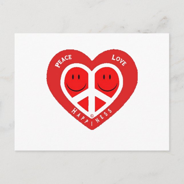 Liebe und Glück II Postkarte (Vorderseite)