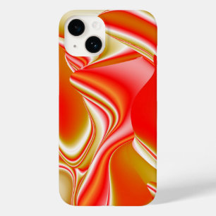 Liebe und Gold Abstract 3D Regenbogenkunst Case-Mate iPhone 14 Hülle