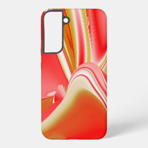 Liebe und Gold Abstract 3D Regenbogenkunst Samsung Galaxy Hülle