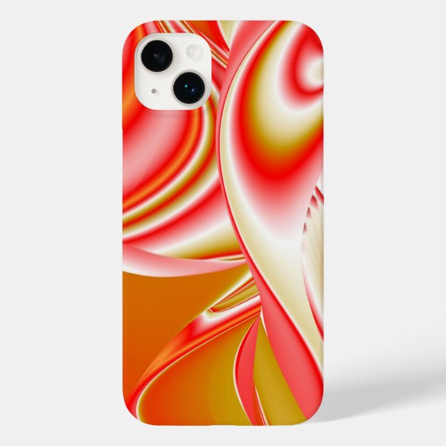 Liebe und Gold Abstrakt 3D Rainbowart Case-Mate iPhone Hülle (Rückseite)