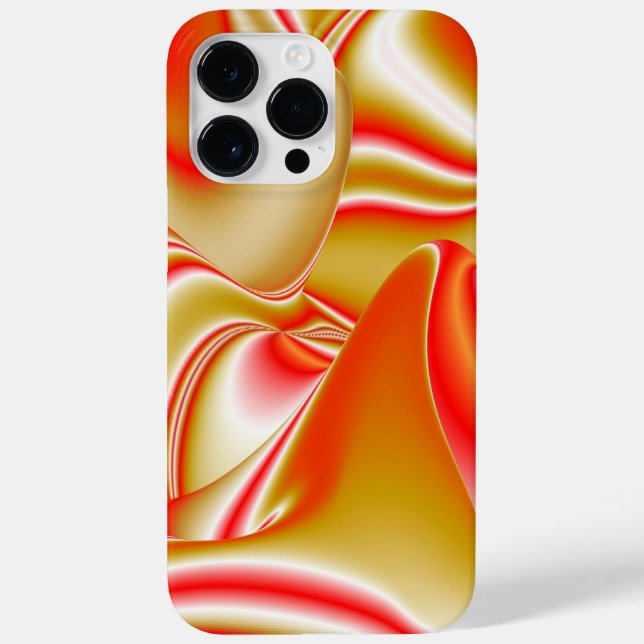 Liebe und Gold Abstrakt 3D Rainbowart Case-Mate iPhone Hülle (Rückseite)