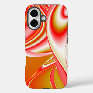 Liebe und Gold Abstrakt 3D Rainbowart iPhone 16 Hülle