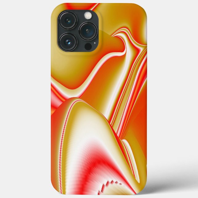 Liebe und Gold Abstrakt 3D Rainbowart Case-Mate iPhone Hülle (Rückseite)
