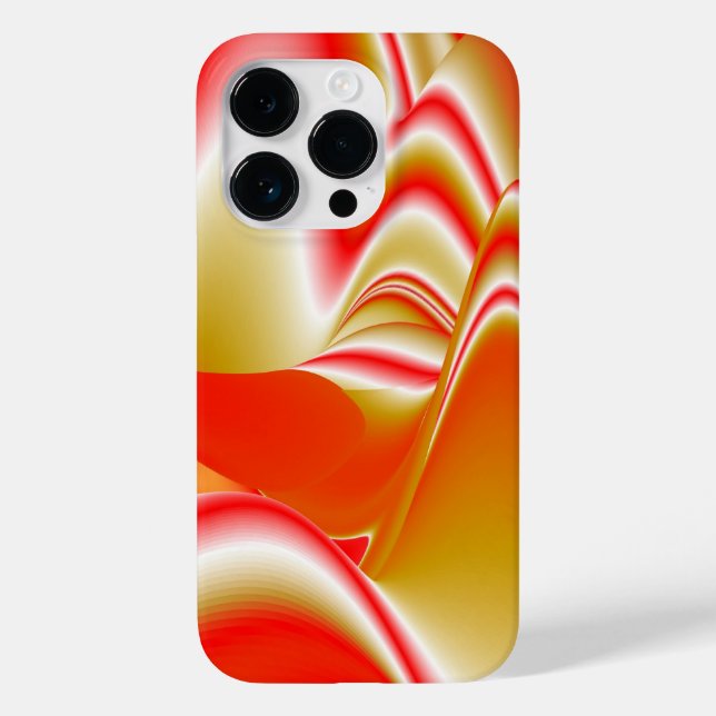 Liebe und Gold Abstrakt 3D Rainbowart Case-Mate iPhone Hülle (Rückseite)