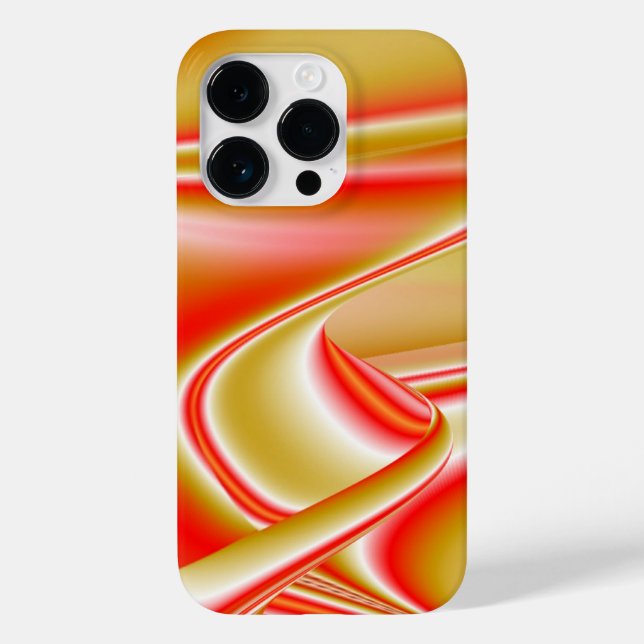 Liebe und Gold Abstrakt 3D Rainbowart Case-Mate iPhone Hülle (Rückseite)