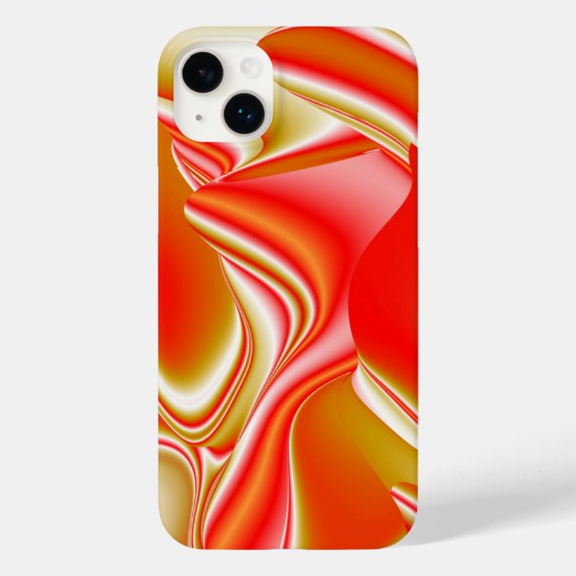Liebe und Gold Abstrakt 3D Rainbowart Case-Mate iPhone Hülle (Rückseite)