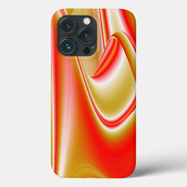 Liebe und Gold Abstrakt 3D Rainbowart Case-Mate iPhone Hülle (Rückseite)