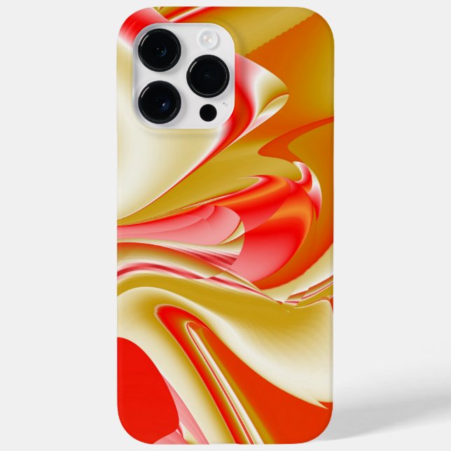 Liebe und Gold Abstrakt 3D Rainbowart Case-Mate iPhone Hülle (Rückseite)