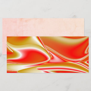 Liebe und Gold Abstrakt 3D Rainbowart Karte