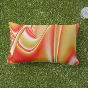 Liebe und Gold Abstrakt 3D Rainbowart Kissen Für Draußen