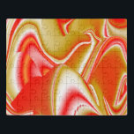 Liebe und Gold Abstrakt 3D Rainbowart Puzzle<br><div class="desc">Liebe und Gold ,  Abstrakt 3D Rainbowart ,  Digitale Arbeit von Krisi ArtKSZP</div>