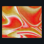 Liebe und Gold Abstrakt 3D Rainbowart Puzzle<br><div class="desc">Liebe und Gold ,  Abstrakt 3D Rainbowart ,  Digitale Arbeit von Krisi ArtKSZP</div>