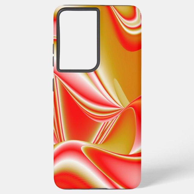 Liebe und Gold Abstrakt 3D Rainbowart Samsung Galaxy Hülle (Rückseite)