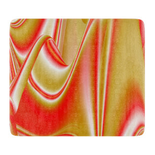 Liebe und Gold Abstrakt 3D Rainbowart Schneidebrett