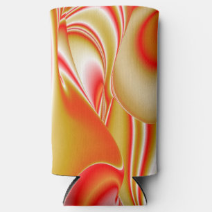 Liebe und Gold Abstrakt 3D Rainbowart Selters Dosenkühler