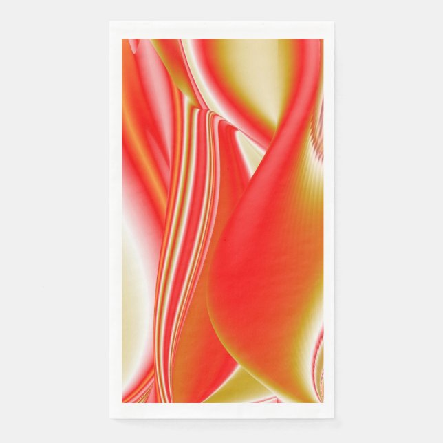 Liebe und Gold Abstrakt 3D Rainbowart Serviette (Vorderseite)