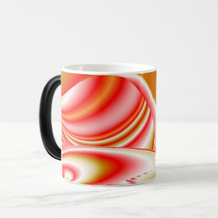 Liebe und Gold Abstrakt 3D Rainbowart Verwandlungstasse