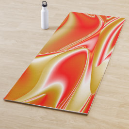 Liebe und Gold Abstrakt 3D Rainbowart Yogamatte