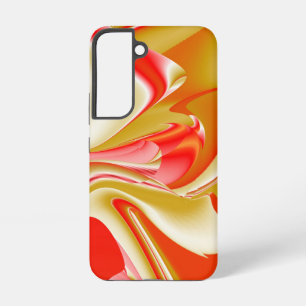 Liebe und Gold Abstrakt 3D Regenbogenkunst Samsung Galaxy Hülle