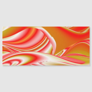 Liebe und Gold Abstrakte 3D-Rainbowart-Magnetkarte Magnetkarte