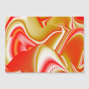 Liebe und Gold Abstrakte 3D-Rainbowart-Magnetkarte Magnetkarte