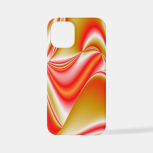Liebe und Gold Abstrakte 3D-Regenbogenkunst iPhone 12 Mini Hülle