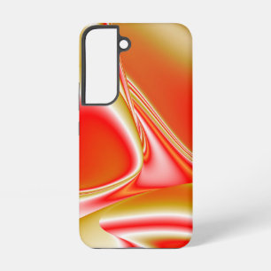 Liebe und Gold Abstrakte 3D Regenbogenkunst Samsung Galaxy Hülle