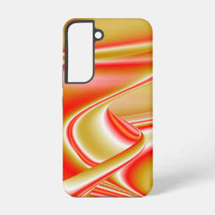 Liebe und Gold Abstrakte 3D Regenbogenkunst Samsung Galaxy Hülle