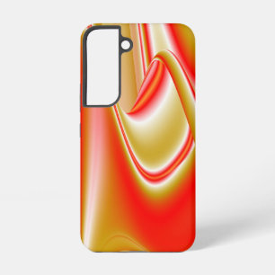 Liebe und Gold Abstrakte 3D Regenbogenkunst Samsung Galaxy Hülle
