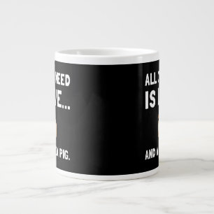 Liebe und Guinea Jumbo-Tasse