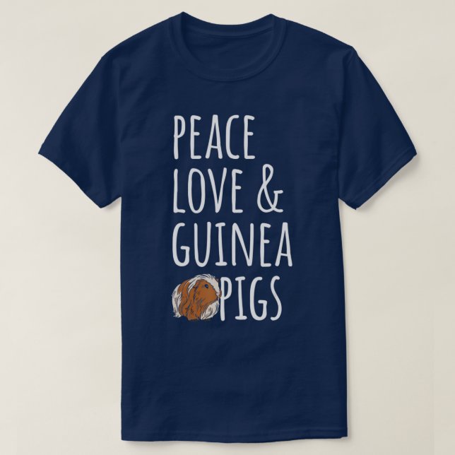 Liebe und Guinea T-Shirt (Design vorne)